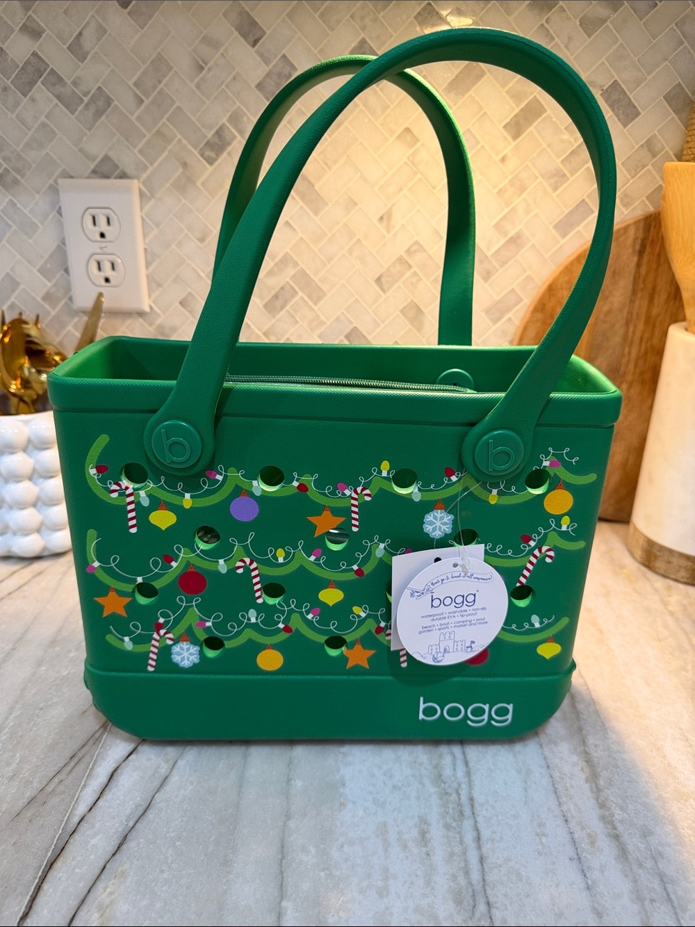 BOGG BAG BITTY Holiday Tinsel Tree NWT Brand New